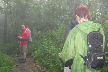 Rain on Spence Ridge