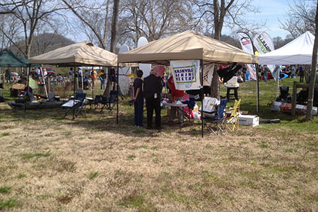 Nashville Meetup booth