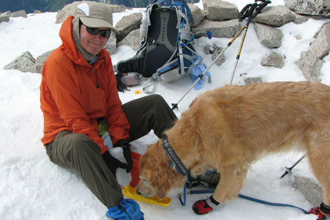 gulpy on Mount Princeton