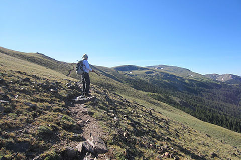 Tilley hat in Rocky Mountain National Park