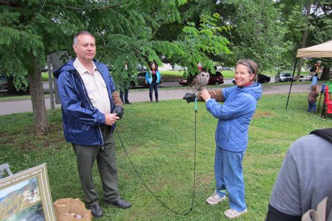 Earth Day  with an owl