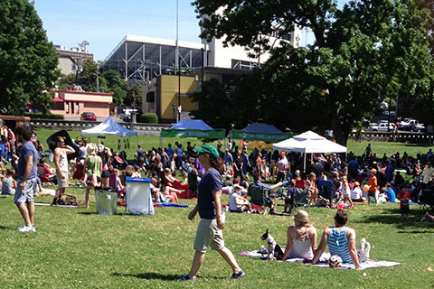 Musicians Corner in Centennial Park