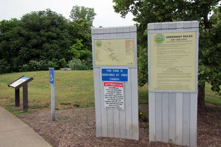 Old Fort Trailhead kiosk