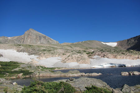 Mount Alice route from Snowbank Lake