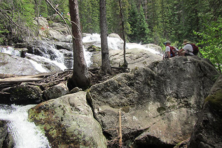 Cascade Falls, a very popular destination