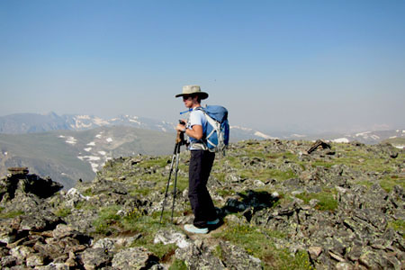 near summit of Mount Chapin