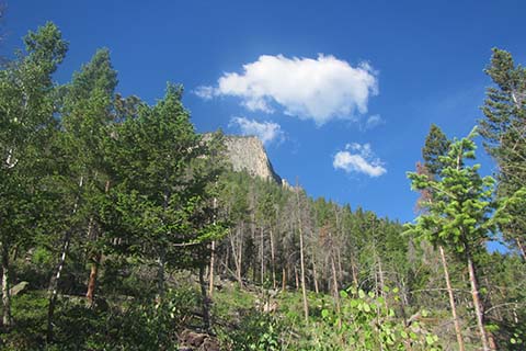 Deer Mountain Buttress from North Deer Mountain Trail