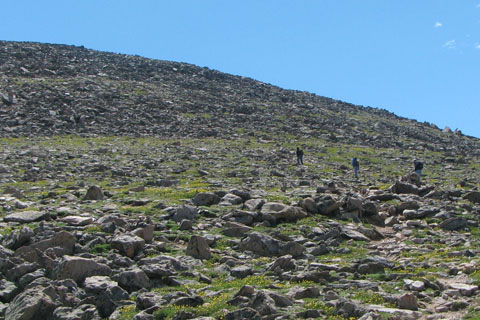 hikers we met on Halletts