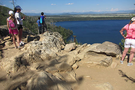 Inspiration Point overlooking Jenny Lake