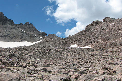 The Keyhole from the Boulderfield