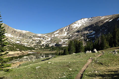 Lawn Lake from the trail