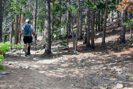 Amy on the Lily Mountain Trail