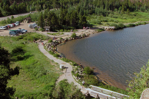 Lily Lake from the Ridge