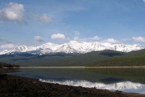 Mount Massive from the shores of Turquoise Lake