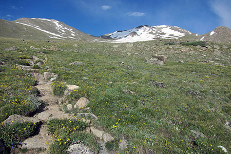 entering the upper basin of Massive