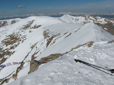 From the summit of Mount Lincoln looking at Cameron and Bross