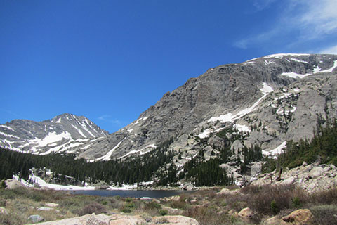 Pear Lake in Rocky Mountain National Park