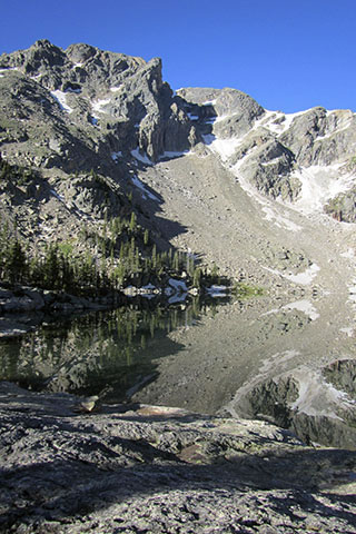 Ptarmigan Mountain from Lake Nokoni