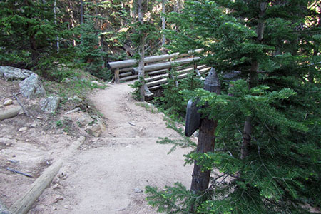 a bridge over the Storm Pass Trail