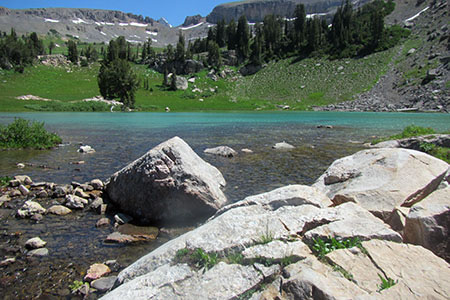 Sunset Lake in the Alaska Basin