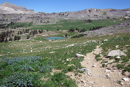 Sunset Lake in Targhee National Forest