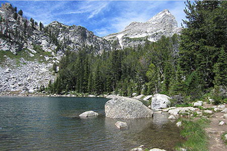 view from Surprise Lake