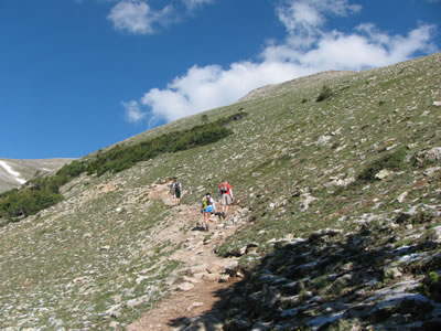 Texan friends on the trail