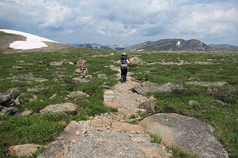 Tonahutu Trail as it crosses the tundra