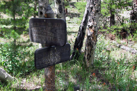 Trail sing in RMNP