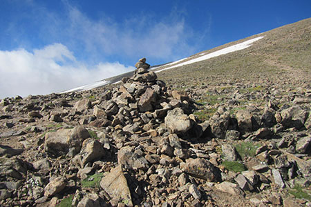 Cairn on the Upper Ridge