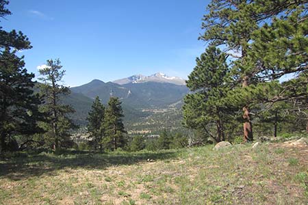 Longs Peak and Meeker from the East Deer Mountain Trail