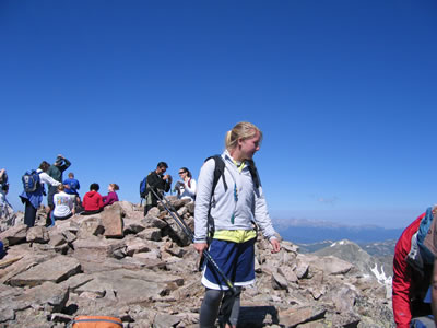 On top of Quandry - Colorado