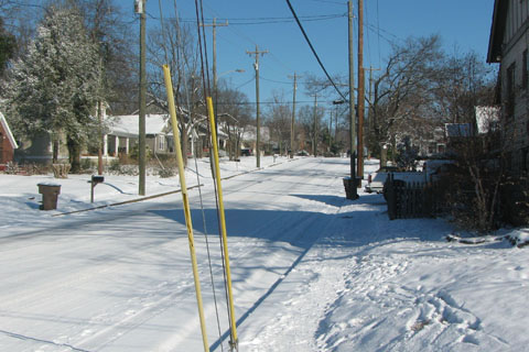 snowy streets