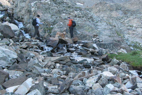 Trail going to Mount Blanca