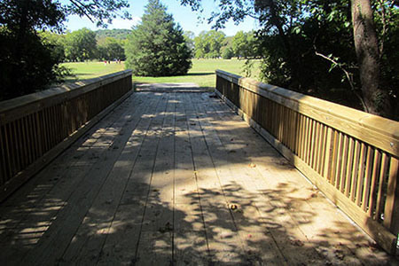 Vuaghn Creek Cross Coutry Trail bridge