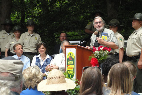 Cummins Falls ceremony