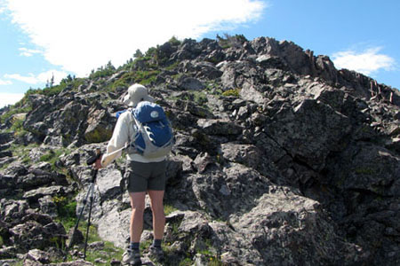 ascending the moutnain