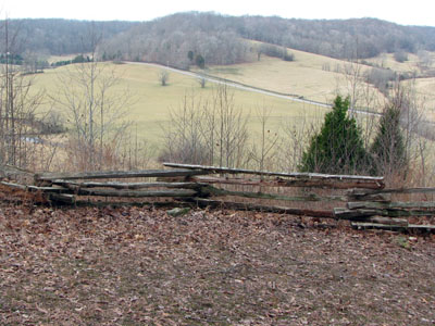 Overlooking Garrison Creek