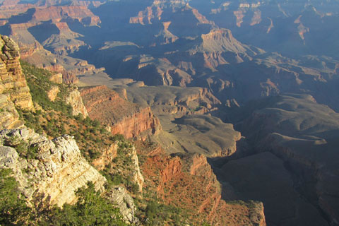 Grand Canyon froma view point near Mather Point