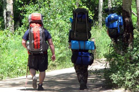 heavy backpacks