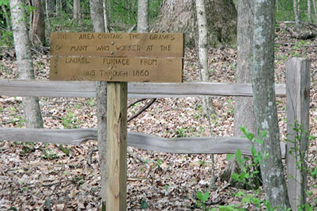 Cemetery passed while climbing the initial hill