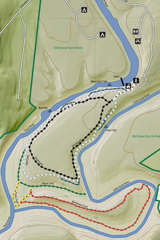 Old Stone Fort Map