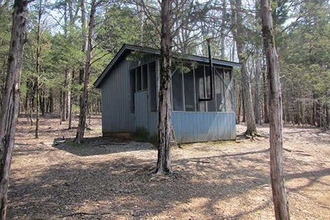 Shelter 2 taken from the picnic table