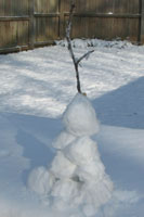 snow cairn