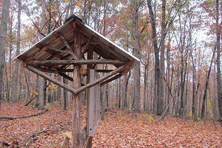 Sedgehill trailhead kiosk 