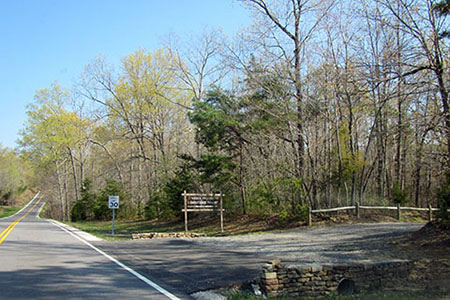 trailhead from hwy 154