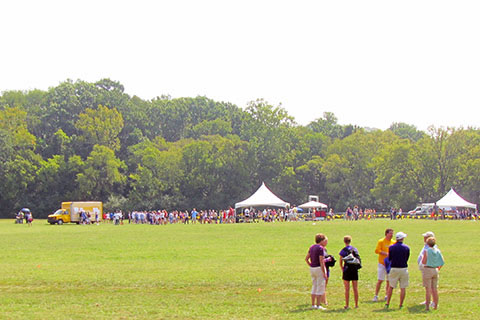 Cross Country meet at Vaughn Creek